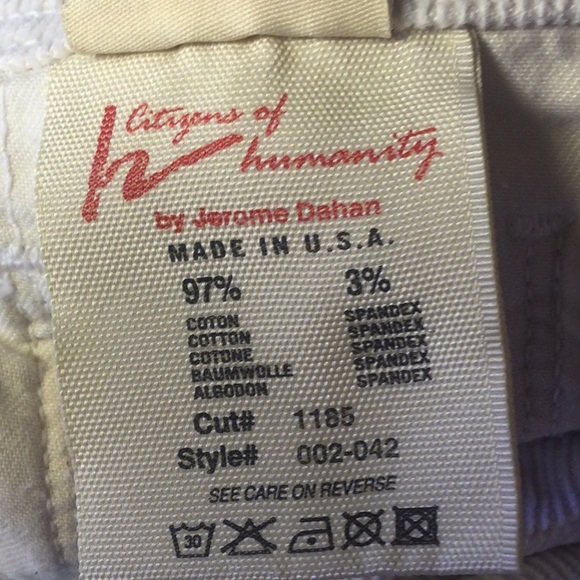 Citizens of humanity Vintage Crème Color Corduroy Pants - Picture 6 of 16